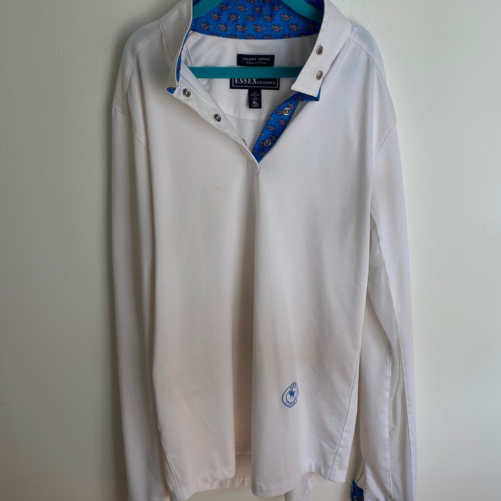 Essex Classics kids horse show shirt size XL